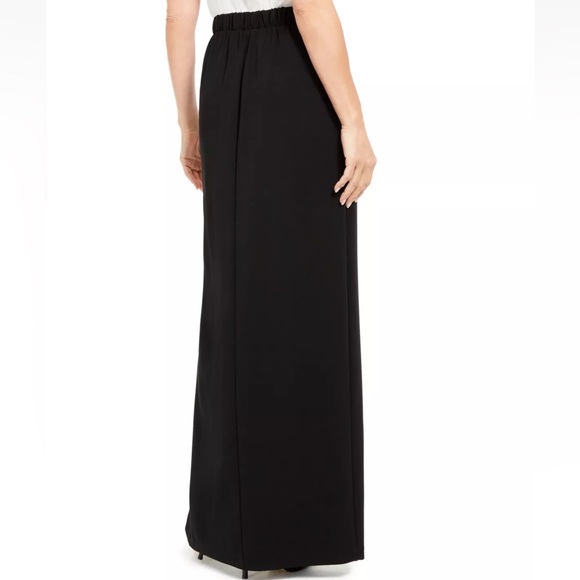 ADRIANNA PAPELL Womens Black Slitted Zippered Full-Length Evening Skirt -Reemoly - Picture 2 of 3